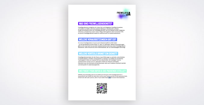 Infoblatt Schulen