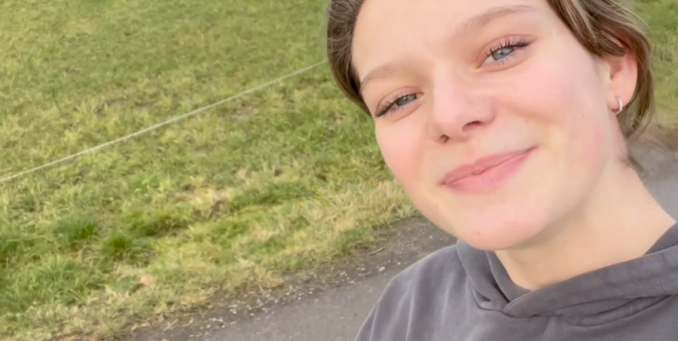 Hannah bei ihrem FÖJ