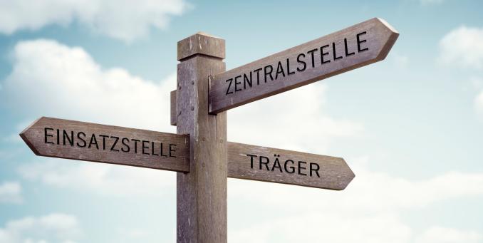Infos für Anbieter von Freiwilligendiensten.